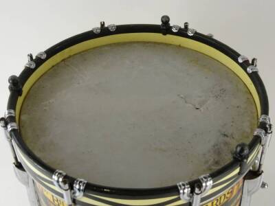 A regimental band snare drum for the 1st Battalion The Green Howards, 37cm diameter. - 5