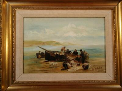 Bxxx Wills (20thC). Landing the Catch; Shipwreck - 2