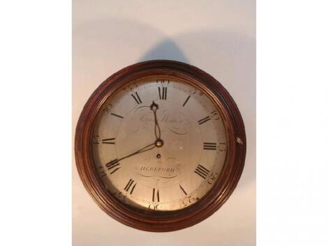 A George III wall clock