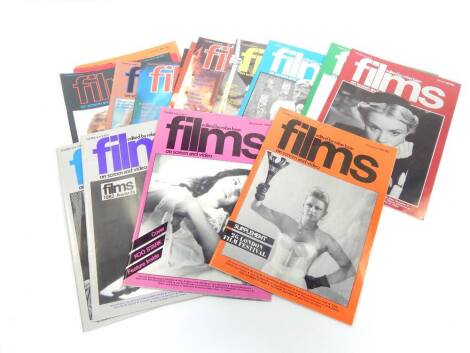 Film and filming magazines, circa 1969-1989. (quantity).