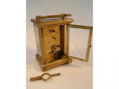 An early 20thC carriage clock with timepiece movement - 2