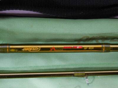 Three fly fishing rods, comprising an Airflo Air Tech Nan-Tec 10inch rod, Airflo 40 Plus Extreme 9inch rod and an Airflo 40 plus Nan-Tec 10inch rod, all cased. - 4