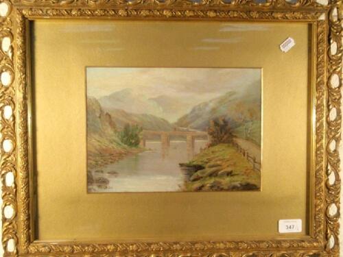 Cxxx Wilson (19th/20thC). River landscapes