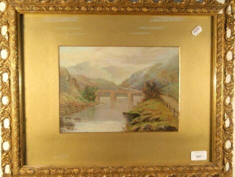 Cxxx Wilson (19th/20thC). River landscapes