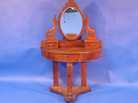 A Victorian mahogany Duchess dressing table