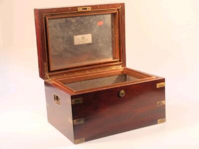 A Benson & Hedges mahogany humidor - 2