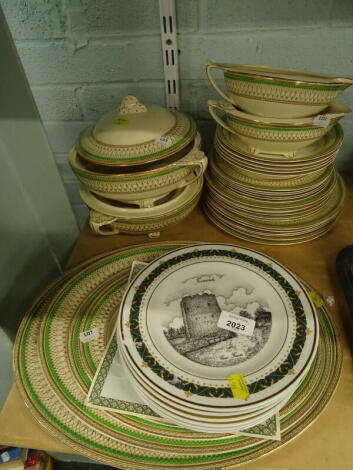 A JG Meakin Westminster part dinner service, to include meat plate, lidded tureens, gravy boat, other dinner wares, etc. (a quantity)