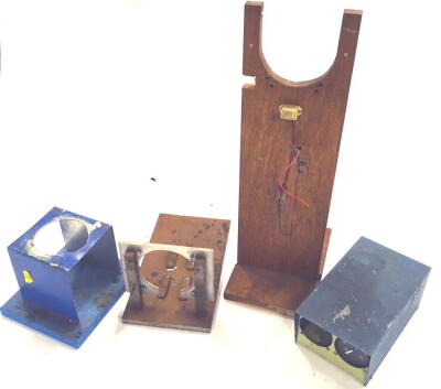 A cased Radiametre DOM410, 21cm high, in case numbered 30, with other accessories, DPI603 pressure calibrator and various other accessories, stands etc. (a quantity).