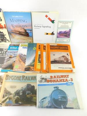 Railwayana books, including Keith Pirt, Colour Portfolio Grantham; Geoffrey Kichenside & Alan Williams, Two Centuries of Railway Signalling; The Times, Mapping the Railways, together with six issues of The Railway Gazette 1955 & 1958 (qty). - 3