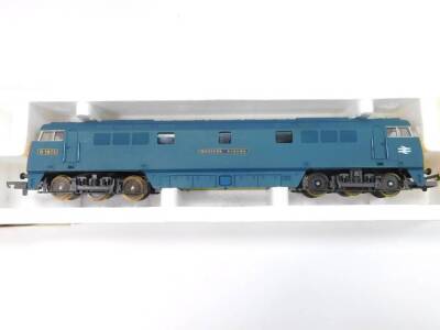 Lima OO gauge model diesel locomotives, comprising Class 33 The Burma Star 33056, Class 52 D1071 Western Renown and Class 20 Mary Queen of Scots , DCC fitted, all boxed. (3) - 3