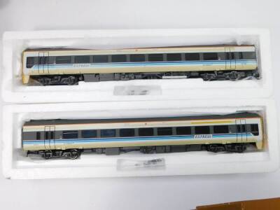 A Bachmann OO-gauge two coach DMU , Class 158 Scotrail, DCC fitted, 31-501, boxed. - 2