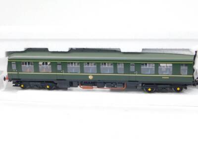 A Bachmann OO gauge Class 108 two coach DMU, BR green livery with speed whiskers, 32-900A, boxed. . - 3