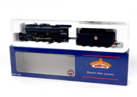 A Bachmann OO-gauge locomotive 'WD Austerity', Vulcan Class, BR Black livery, 2-8-0, 90732, 32-257, boxed.