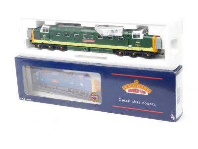 A Bachmann OO-gauge diesel locomotive, Class 55 Deltic, The Kings Own Yorkshire Light Infantry, BR green livery, 55002, 32-525A, boxed.