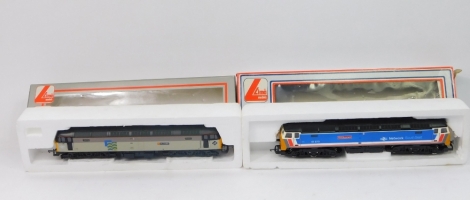 A Lima OO-gauge electric locomotive, 47190, and another 47573, boxed. (2)