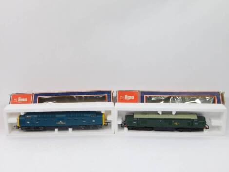 A Lima OO gauge locomotive 'The Fife and Forfar Yeomanry', 9006, and another 6722, boxed. (2)