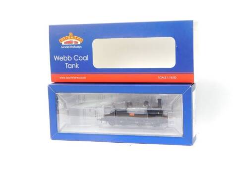 A Bachmann OO-gauge Webb coal tank locomotive, 1054, boxed.