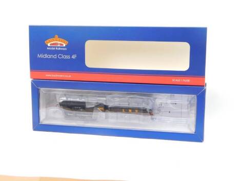 A Bachmann OO-gauge Classs 4F locomotive, LMS black livery, 0-6-0, 3581, 31-800, boxed