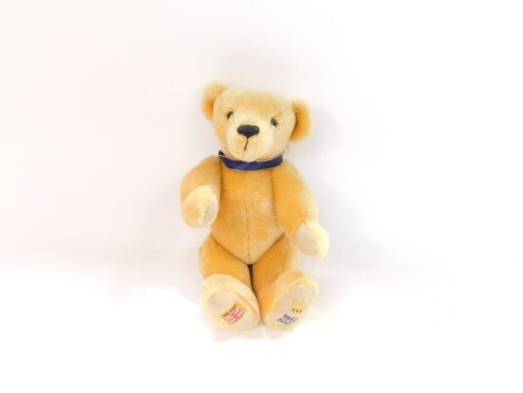 A Merrythought 1953-2003 Coronation plush jointed teddy bear, limited edition 32/1953, SH14COR, with growl action, stitched and labelled under feet, 34cm high.