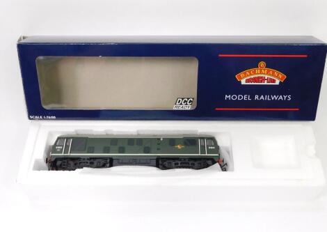 A Bachmann 00 gauge Class 24 Bo-Bo diesel locomotive, BR green livery, D5014, 32-430, boxed.