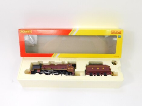 A Hornby Railroad 00 gauge locomotive 'Illustrious', Patriot Class, LMS crimson livery, 4-6-0, 5532, R2936, boxed.