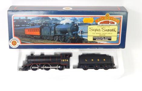 A Bachmann 00 gaugeClass J39 locomotive, LNER lined black livery, 0-6-0, 1974, 31-850, boxed.