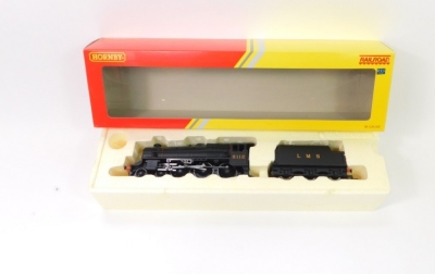 A Hornby Railroad R2881 boxed 00 gauge Class 5 locomotive, LMS lined black livery, 4-6-0, 5112, R2881, boxed.