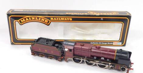 A Mainline OO-gauge Boiler Scot class locomotive 'Old Contemptibles', LMS crimson livery, 4-6-0, 6127, 37902, boxed.