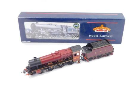 A Bachmann OO-gauge Jubilee class locomotive 'Australia', LMS red livery 4-6-0-5563, 31-185, boxed.