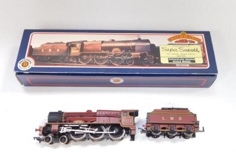 A Bachmann OO gauge Royal Scot Class locomotive 'Sherwood Forester', LMS red livery, 4-6-0, 6112, 31-277, boxed.