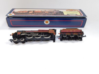 A Bachmann OO gauge Royal Scot Class locomotive 'Sherwood Forester', LMS red livery, 4-6-0, 6112, 31-277, boxed. - 2