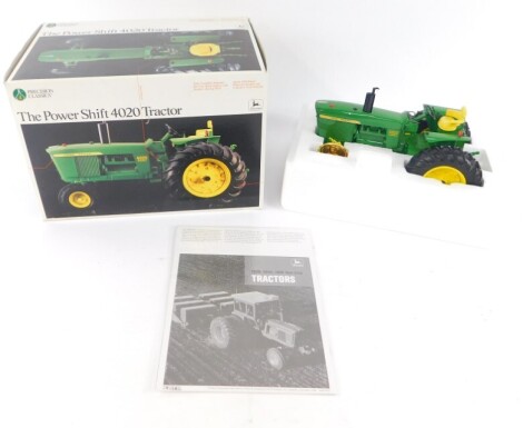 An Ertl Precision Classic diecast model of The Power Shift 4020 tractor, number 4, scale 1/16, model 4020 diesel, number 5549, boxed.