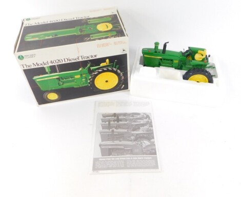 An Ertl Precision Classics diecast model of the Model 4020 diesel tractor, number 3, scale 1/16, number 5638, boxed.