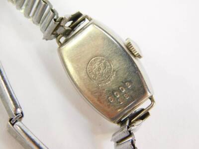 Two silver medallions and an Art Deco ladies wristwatch, marked for the Westend Watch Company, Sekundus. - 3