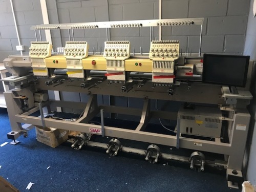 For Sale By Tender - A SWF/B-UK 1204-45 Embroidery MachineOriginally purchased in 2019 for £13,000.00 plus VAT (£15,600 inclusive) Viewing: By Appointment approx 5 minutes drive from The Lincoln Auction Rooms Bids: Please email all bids by 12 noon Sunday