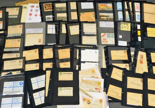 Various Inland Register and other telegram letterheads, 1958 October rate increase, various others, grey, various other mid 20thC Forces Overseas letter, other registered letterhead some with stamps, some unused, stamp exhibition postmarks, various other