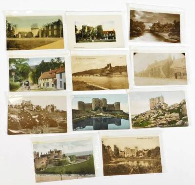 Various postcards, early 20thC mainly black and white scenery, pub fronts, to include Elliott Shop with pub front, Fox & Hounds at Exton, Rose & Crown Enfield, various black and white and printed cards for The Horse & Farrier Gatley, Kings Arms Combe Mar - 8