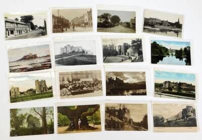 Various postcards, early 20thC black and white and coloured and other scenery to include Wellbeck Abbey, Clumber House From The Bridge, other Nottinghamshire Worksop, Clipston, Wilford Cottages Nottingham coloured printed card, Mansfield Road Sherwood, Ma - 5