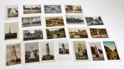 Various postcards, early 20thC, black and white and coloured, mainly war memorial and some street scenes, The War Memorial At Combe Martin, The Pavilion At Dunoon, other war memorials, etc., London Whitehall and Cenotaph, Sedbergh School, various other w - 6