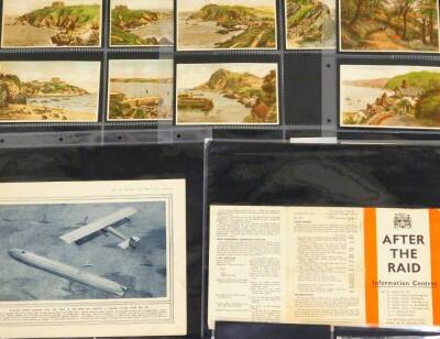 Various postcards, Queen Elizabeth II coronation related ephemera, etc., to include tickets Tuesday 2nd June 1953, The Coronation For Hyde Park tickets unused, various envelopes, letter giving seats, etc. a quantity of postcards, After The Raid Informatio - 2