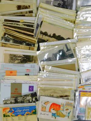 Various postcards, early 20thC black and white scenery, etc., to include comedy cards, Full Up, War Memorial Alnwick, Pierrots At The New Spa Bridlington, other seaside cards, various others, etc. and related ephemera. (a quantity) - 2