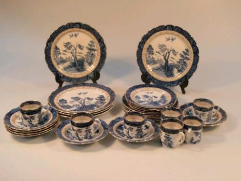 Booths Real Old Willow pattern coffee set