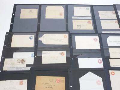 Various Victorian and other envelopes, telegram envelopes, postal envelopes, postcards, etc., 1835 stamped Paid On The Services of Customs, On Her Majesty's Service 1806 envelope, various others for 1849 messrs Gurneys & Co Bankers, Provincial Bank of Ire - 2