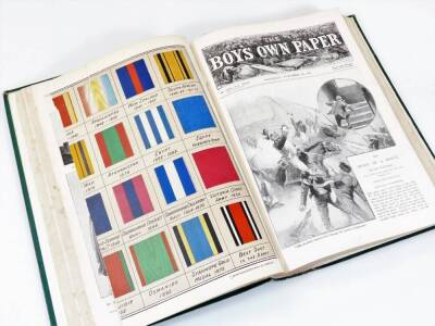 A Chelsea Football Club handbook of fixtures 1905-1906, a 1930 Horses In Training Sporting Chronicles, The ABC Booklet of Tractors by Allen and a Boys Own annual in green boards. (4) - 4