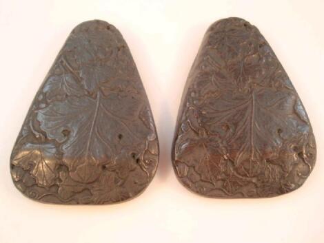 Two oriental carved stone ink blocks