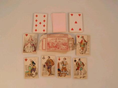 Mid 19thC French playing cards
