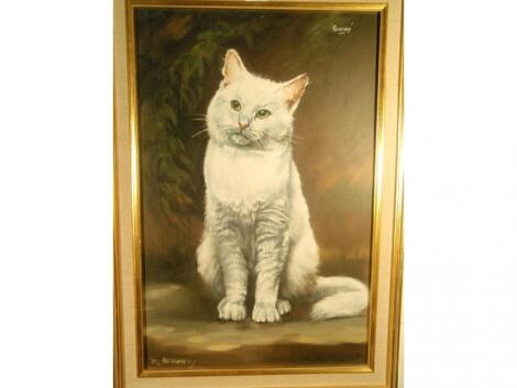 Terry Shelbourne (20th). Oil on board