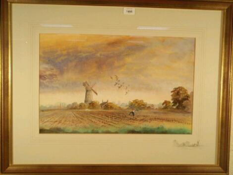 Keith Tovey (20thC). Trader Mill