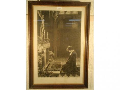 After Grenville Manton. Proof monochrome print