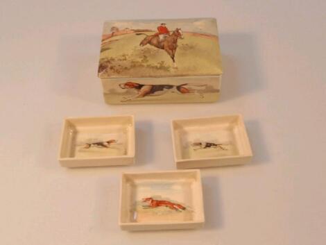 A Royal Doulton cigarette box